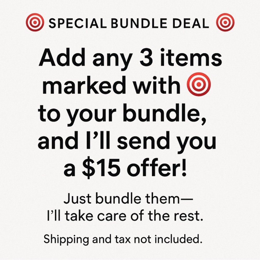 🎯Bundle 3 for $15